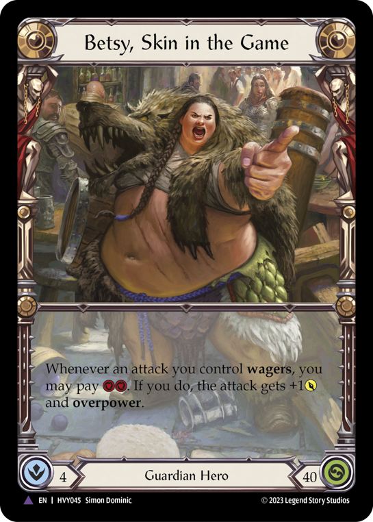 Betsy, Skin in the Game (Marvel) [HVY045] (Heavy Hitters)  Cold Foil