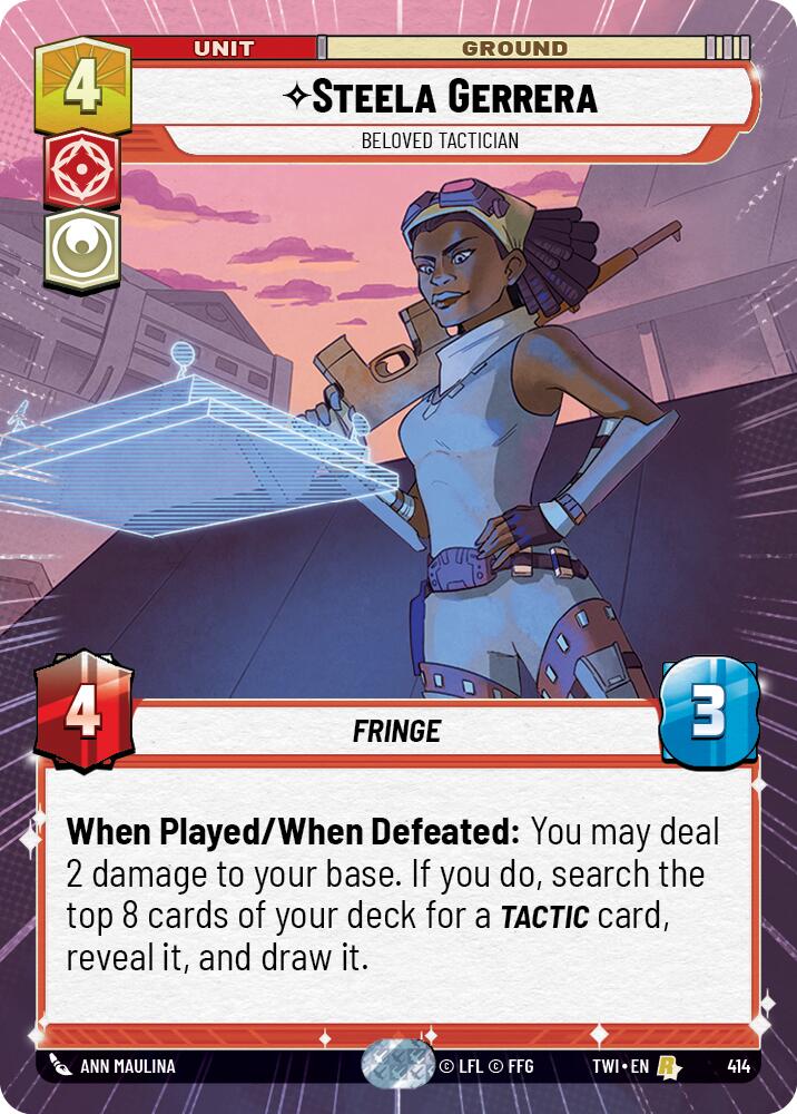 Steela Gerrera - Beloved Tactician (414) (Hyperspace) (414) [Twilight of the Republic]