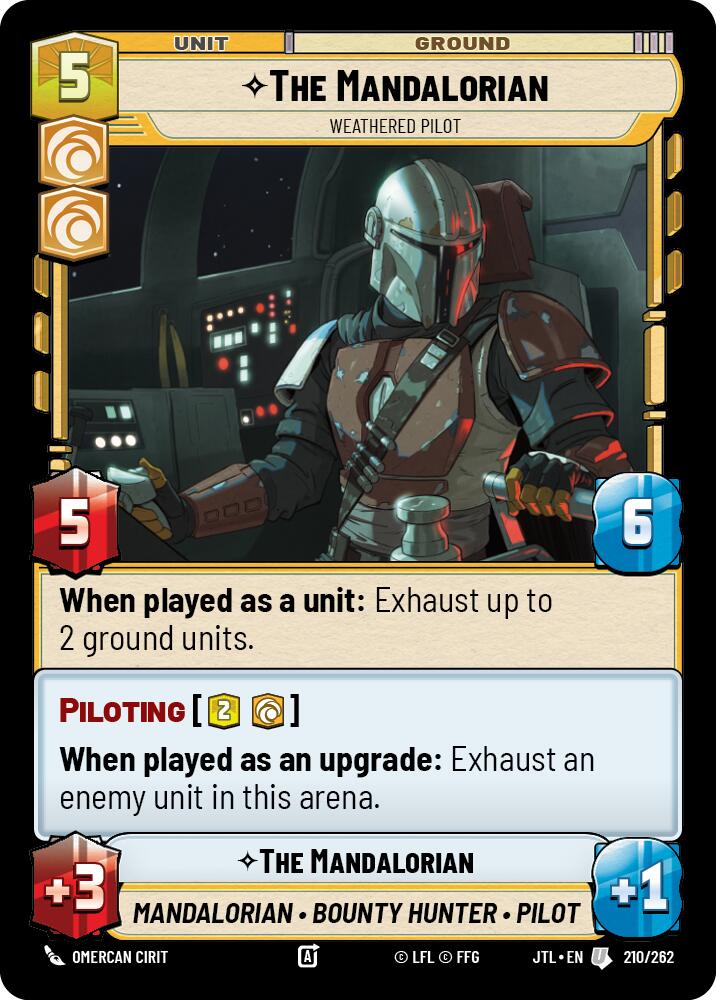The Mandalorian - Weathered Pilot (210/262) (210/257) [Jump to Lightspeed]