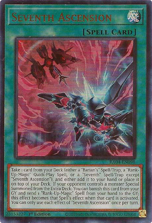 Seventh Ascension [RA04-EN098] Ultra Rare