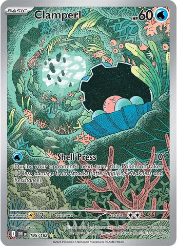 Clamperl (195/182) [Scarlet & Violet: Destined Rivals]