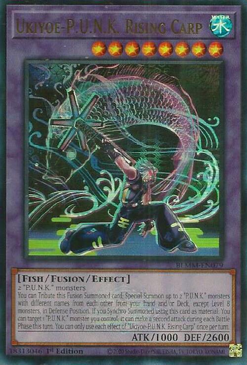Ukiyoe-P.U.N.K. Rising Carp [BLMM-EN079] Ultra Rare