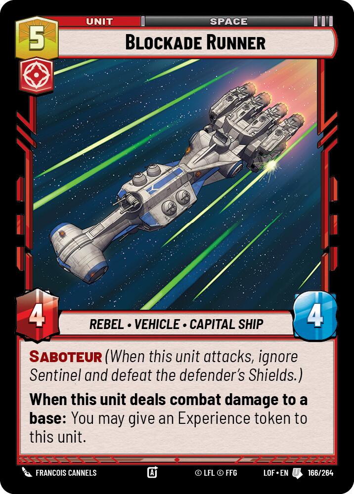 Blockade Runner (166/264) (166/264) [Legends of the Force]