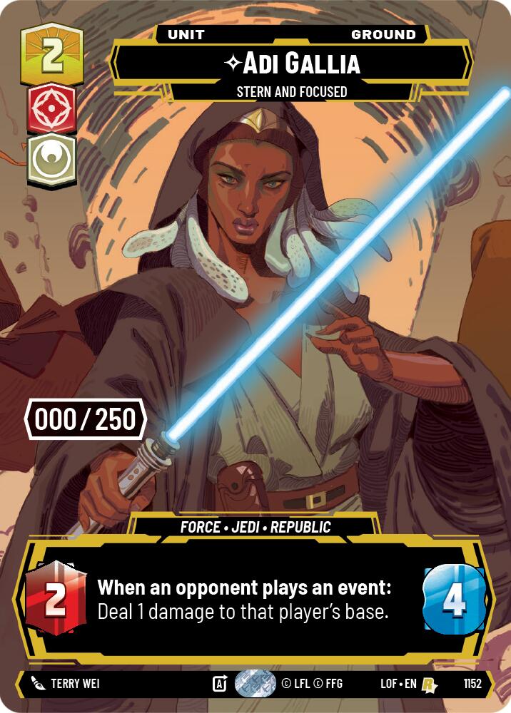 Adi Gallia - Stern and Focused (1152) (Serialized) (1152) [Legends of the Force]