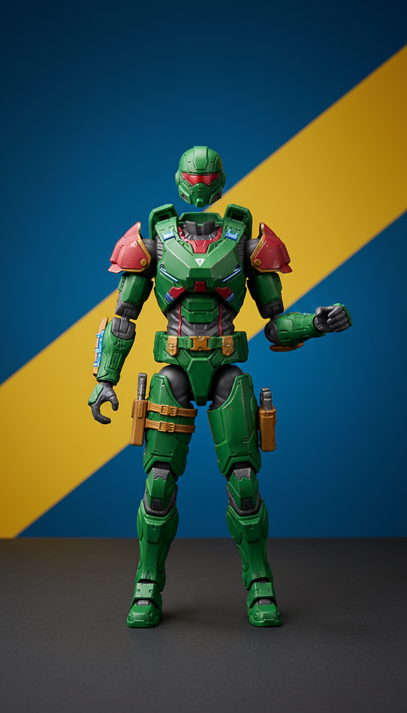 Verdant Vanguard Limited Edition Figure with Swappable Gear
