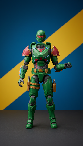 Verdant Vanguard Limited Edition Figure with Swappable Gear