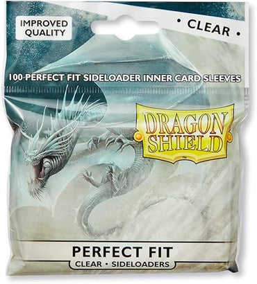 Dragon Shield: Standard Size 100ct Inner Sleeves - Perfect Fit Side Loader (Clear)