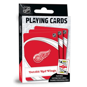 Detroit Red Wings Playing Cards