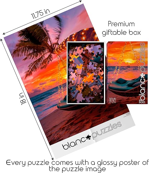Maldives Sunset, 300PC Puzzle