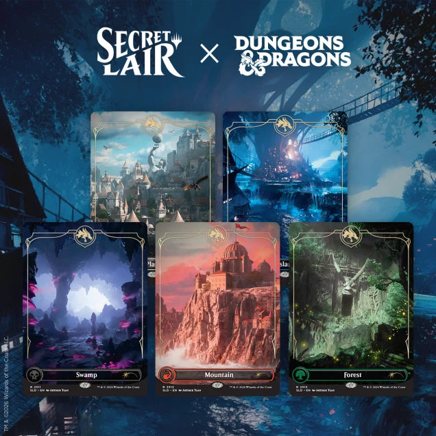 Secret Lair: Drop Series - Secret Lair x Dungeons & Dragons: Lands of Forgotten Realms - Traditional Foil Edition