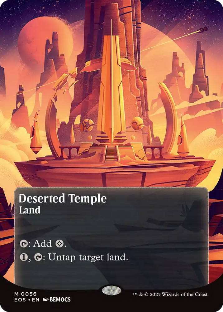 Deserted Temple (0056) (Borderless) [Edge of Eternities: Stellar Sights]
