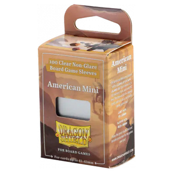Deck Protector: Board Game Sleeve: Dragon Shield: American Mini (100)