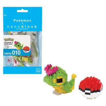 Nanoblock: Pokémon: Caterpie & Pokeball