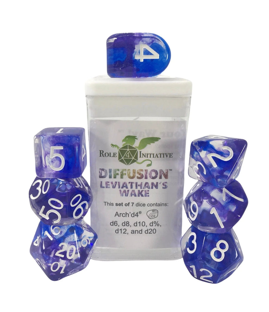 Set of 7 dice w/ Arch'd4: Leviathan's Wake