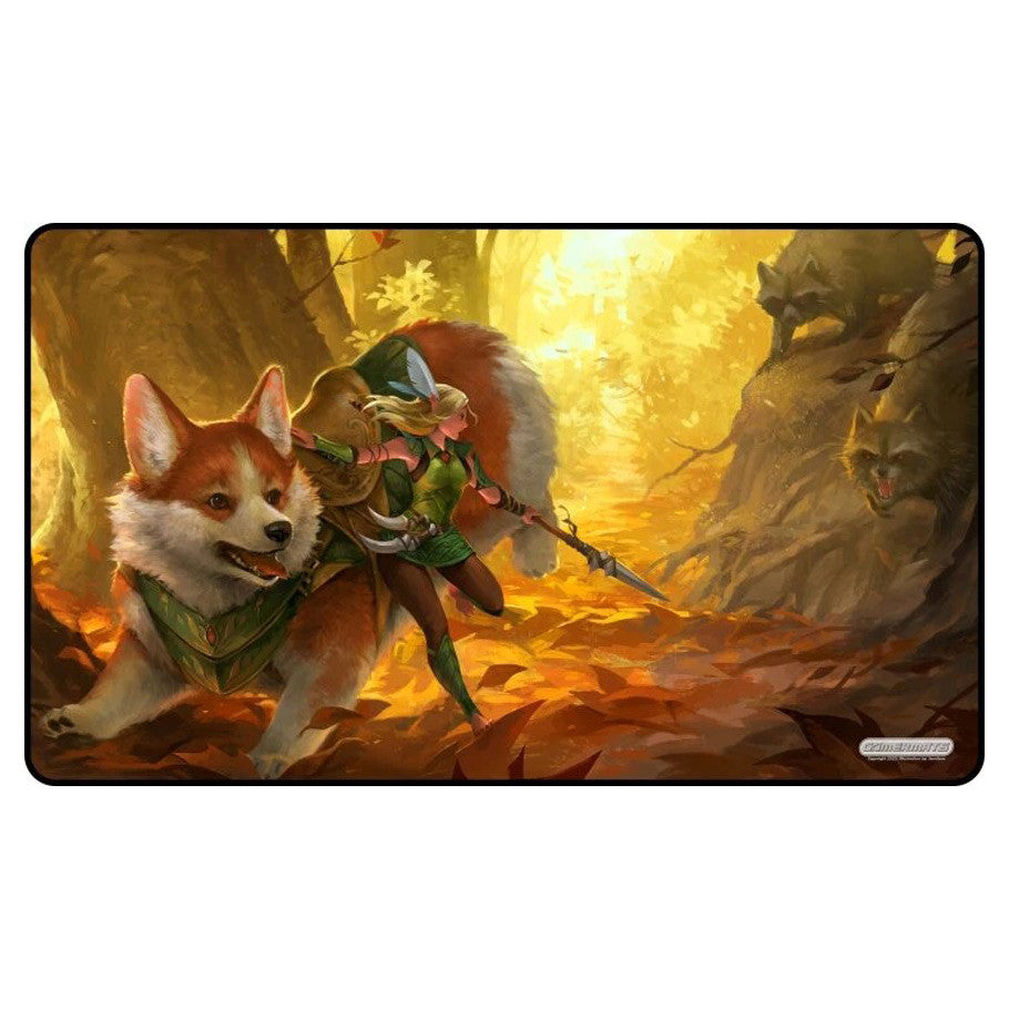 Playmat: Corgi and Elf