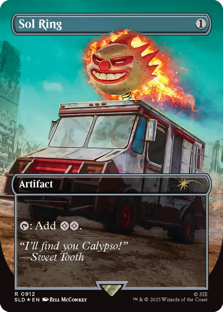 Secret Lair x Twisted Metal Sol Ring (Rainbow Foil Edition)