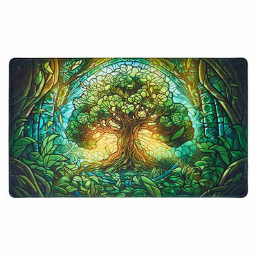 Arcane Fortress Stained Glass Playmat