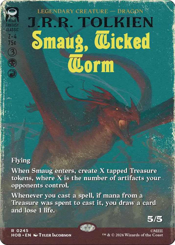Smaug, Wicked Worm (Borderless) [The Hobbit]