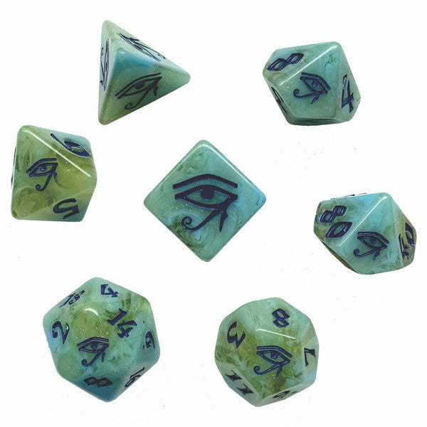 Kitty-Clacks: Eye of Horus [Polyhedral Dice Sets]