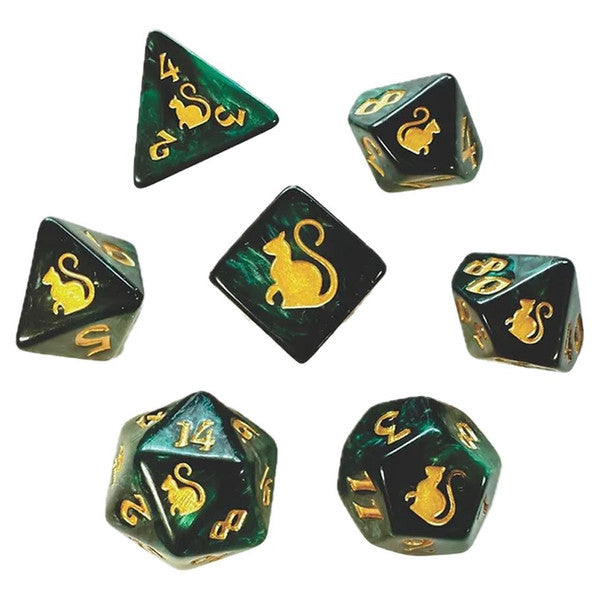 Kitty-Clacks: Loki [Polyhedral Dice Sets]