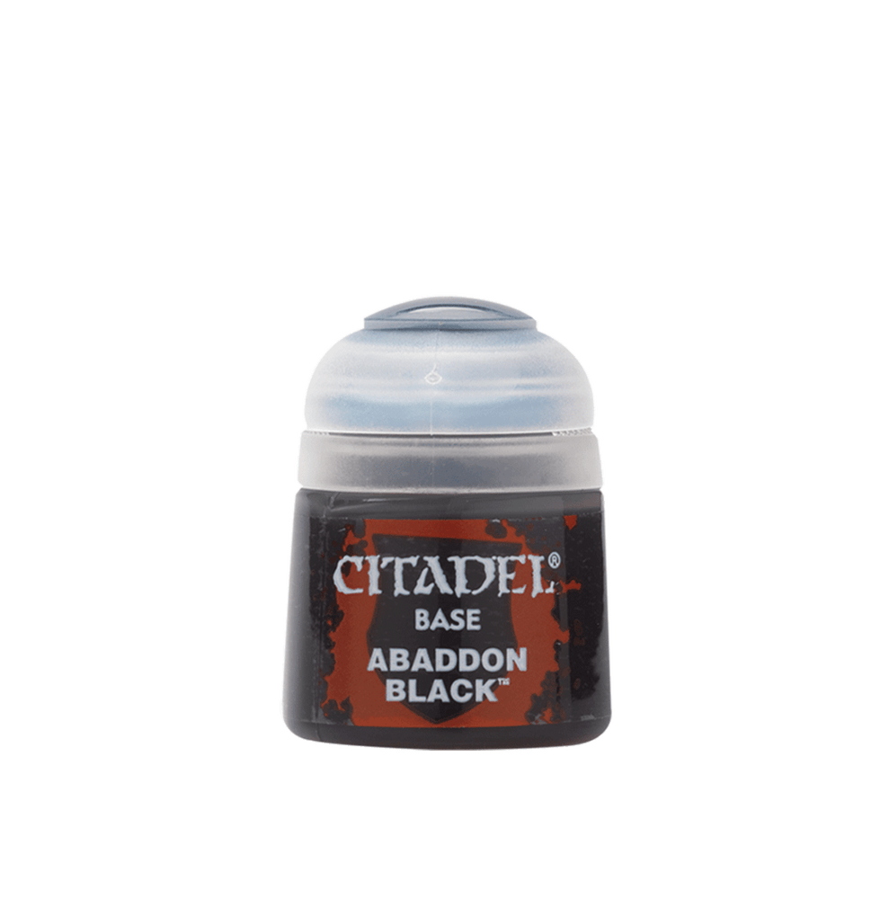 Citadel Paint: BASE: ABADDON BLACK 12ML