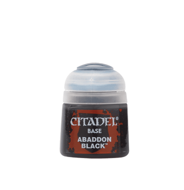 Citadel Paint: BASE: ABADDON BLACK 12ML