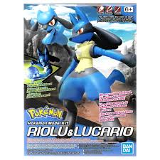 Pokemon Model Kit RIOLU & LUCARIO
