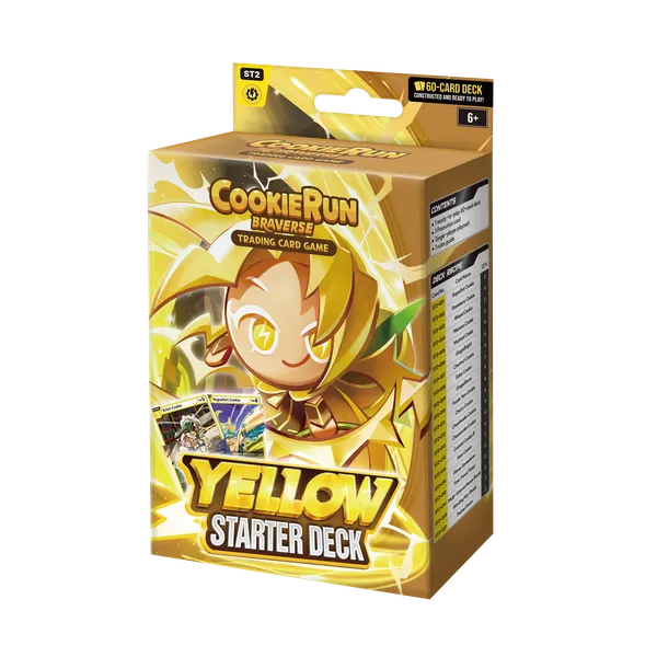 CookieRun: Braverse Trading Card Game - Starter Deck Yellow