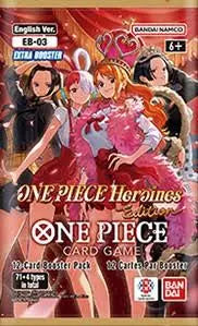 PRE-ORDER: Extra Booster: One Piece Heroines Edition 6-Pack Booster bundle (Limit 1/household)