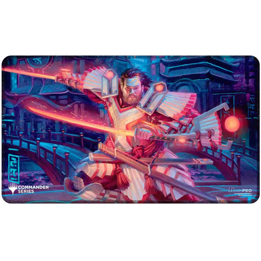 ULTRA PRO: MAGIC THE GATHERING: COMMANDER SERIES (Q1 2025 WEDGE): STITCHED EDGE PLAYMAT: ISSHIN