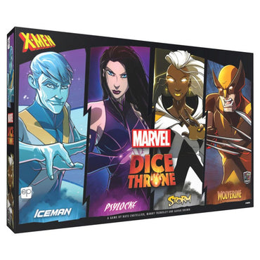 Marvel Dice Throne [Iceman, Psylocke, Storm, Wolverine]