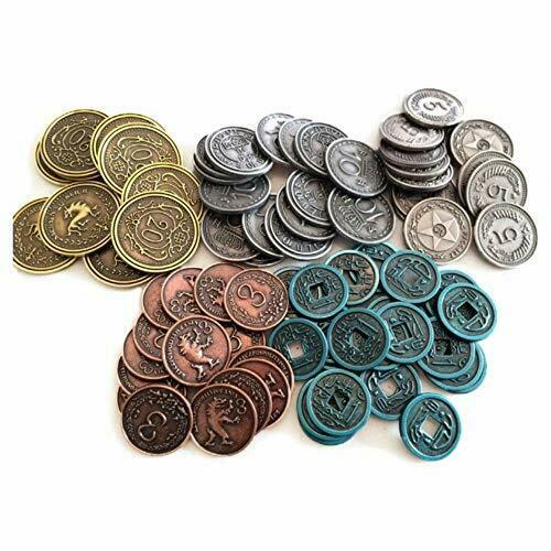 scythe metal coins board game