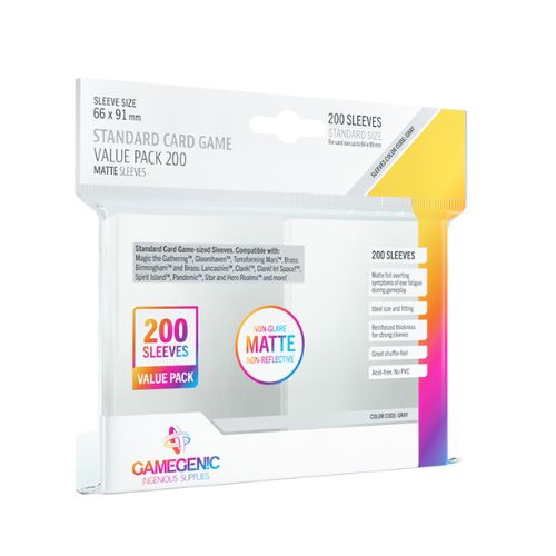 Gamegenic Value Pack Standard Matte Sleeves